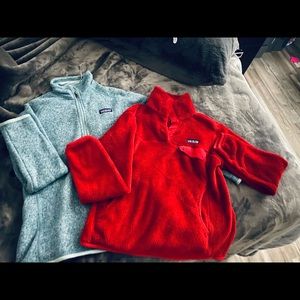 Two Patagonia pullovers